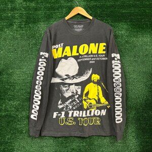 Post Malone F-1 Trillion US Tour LS Shirt Size Medium